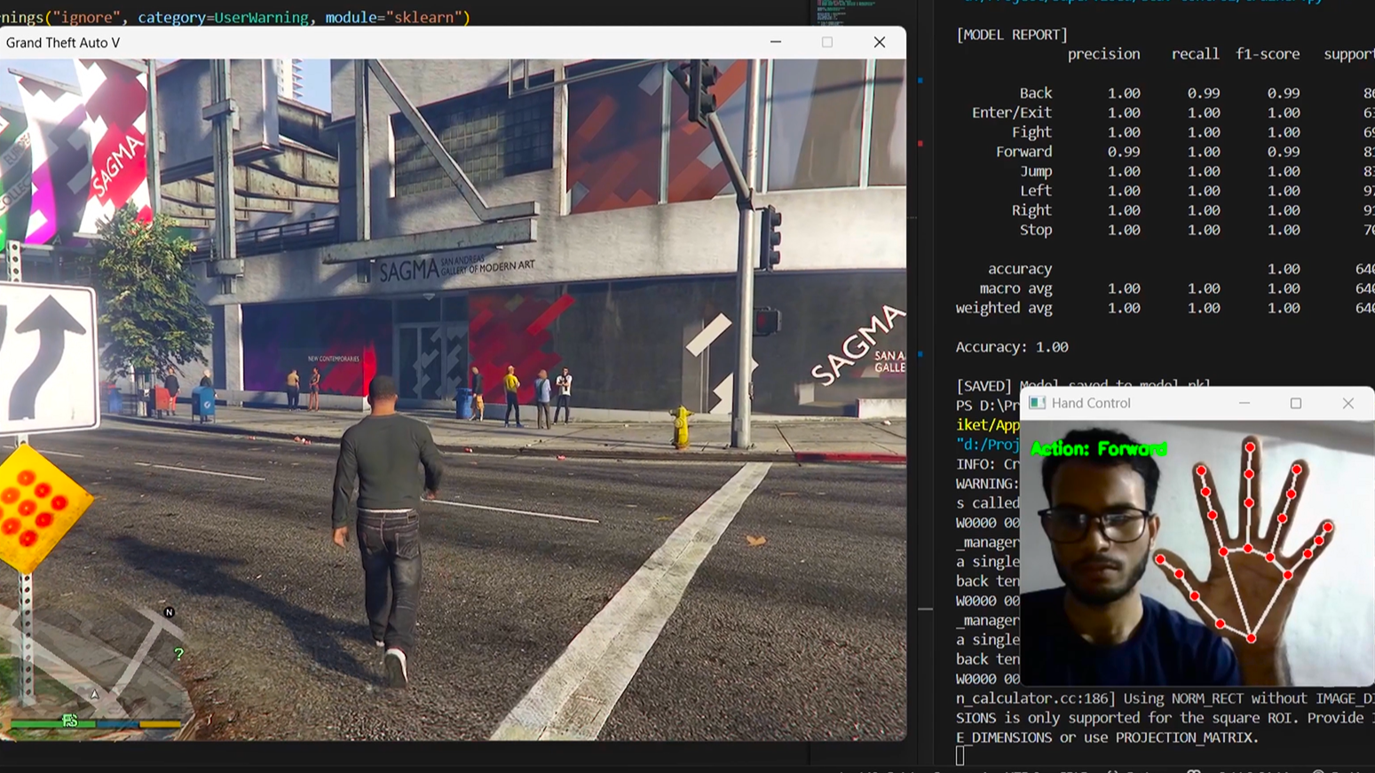 GTA V Control Demo