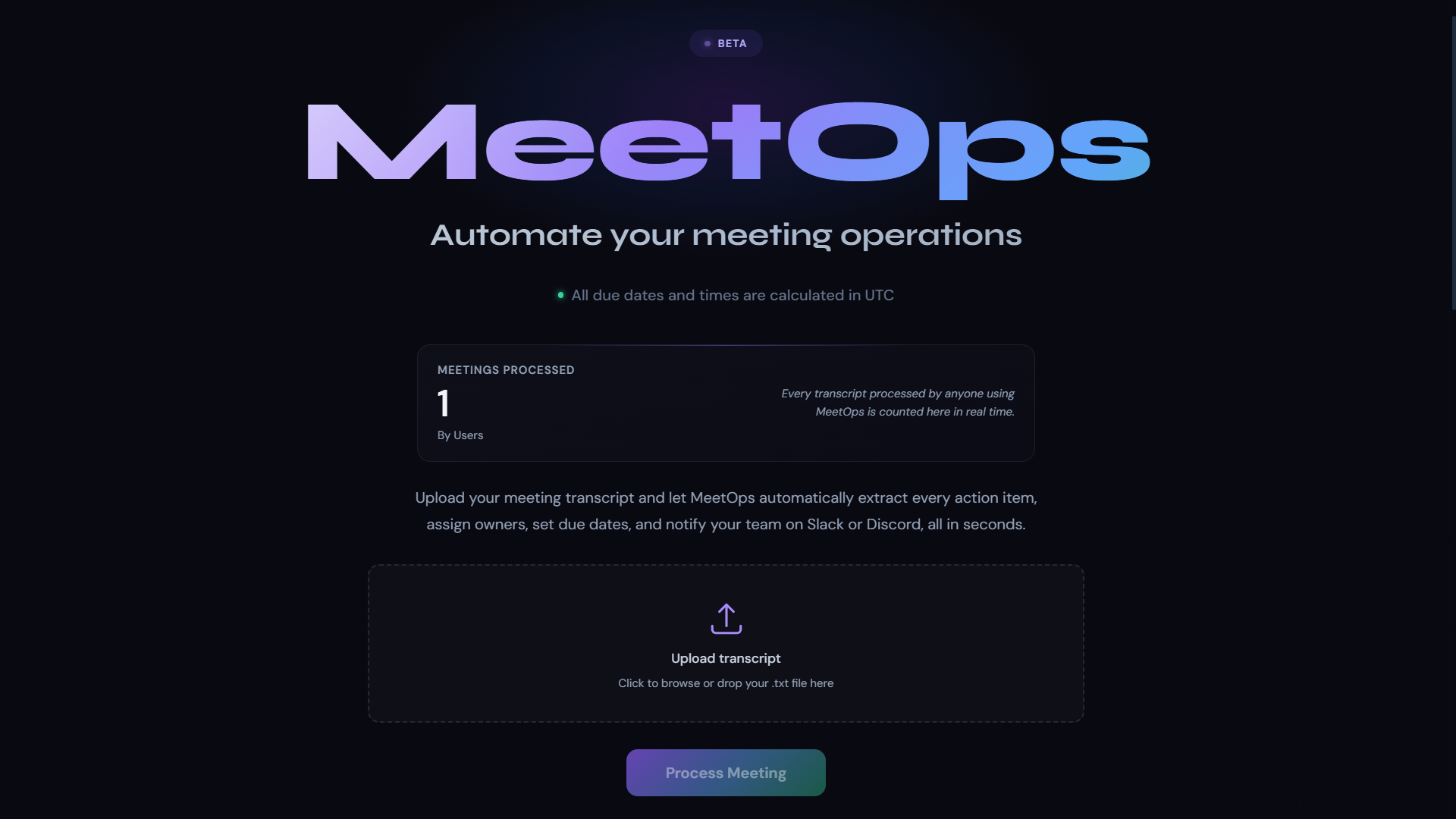 MeetOps Demo